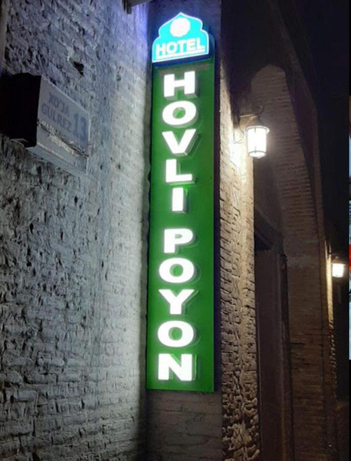 Hovli Poyon Hotel Buchara Exteriör bild